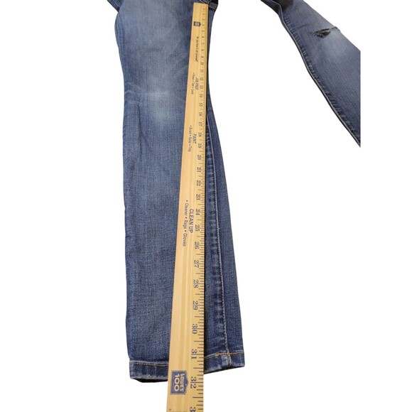 Current/Elliott Womens 28 The High Waist Skinny Townie Distressed Stretchy A1.1 - Picture 10 of 11